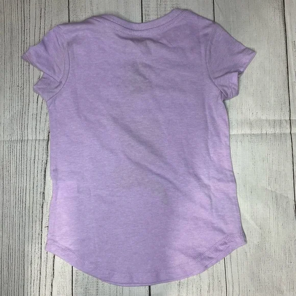 NWT Disney Youth Girls Purple/Yellow Black Tiana Princess Short Sleeve T-Shirt - Picture 3 of 3